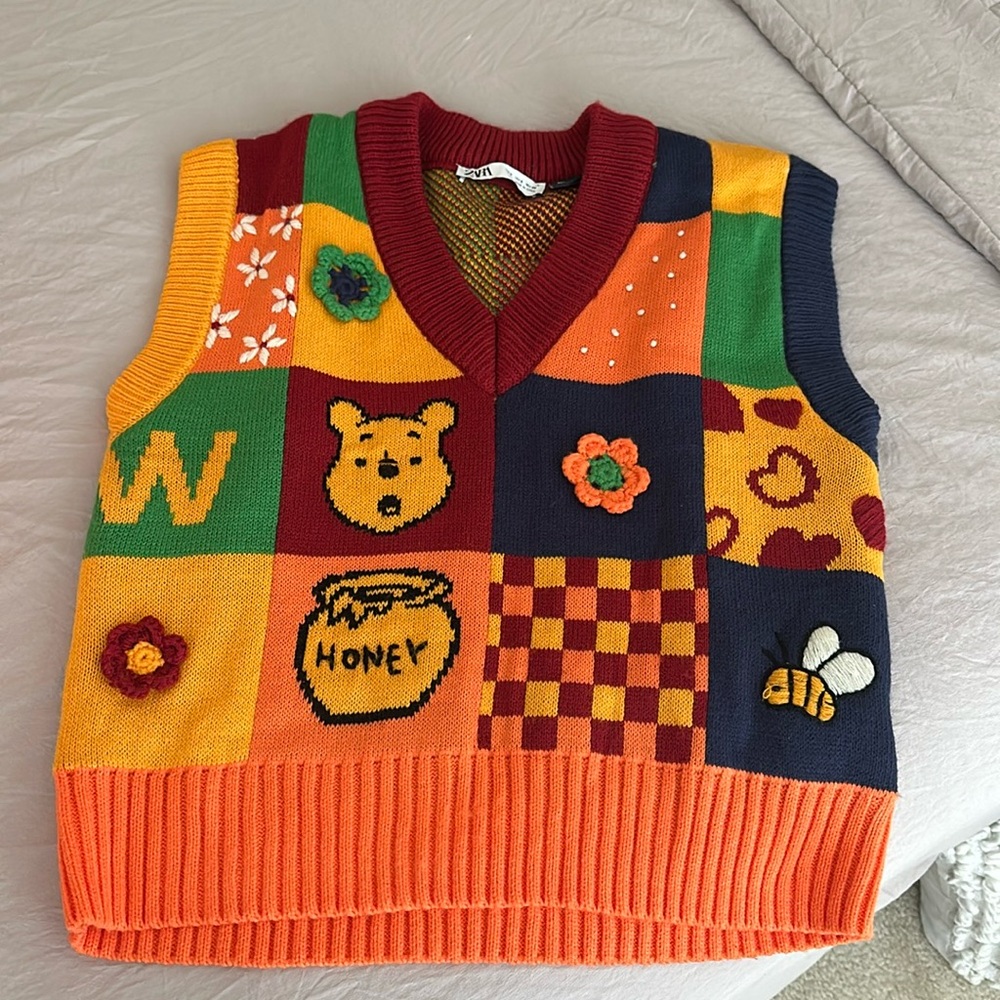 Disney Winnie the Pooh vintage inspired vest